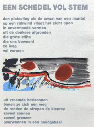 Corneille - Compositie bij tekst van Bert Schierbeek, zeefdruk kaufen? Bieten Sie von 1!