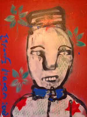 Espen Hagen - Origineel schilderij Espen Greger Hagen – Chinese verkocht voor € 210!