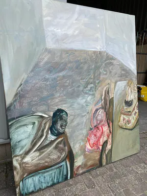 Annemarie Fischer - olieverf op doek,titel onbekend kopen? Bied vanaf 20!