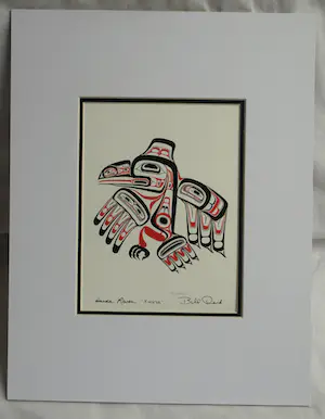 Bill Reid - Zeefdruk, Haida Raven “Xuuya” kopen? Bied vanaf 1!