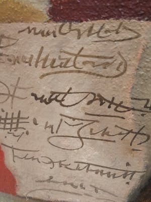 Max Papart - Missive - Olieverf op doek - 1976 kopen? Bied vanaf 995!