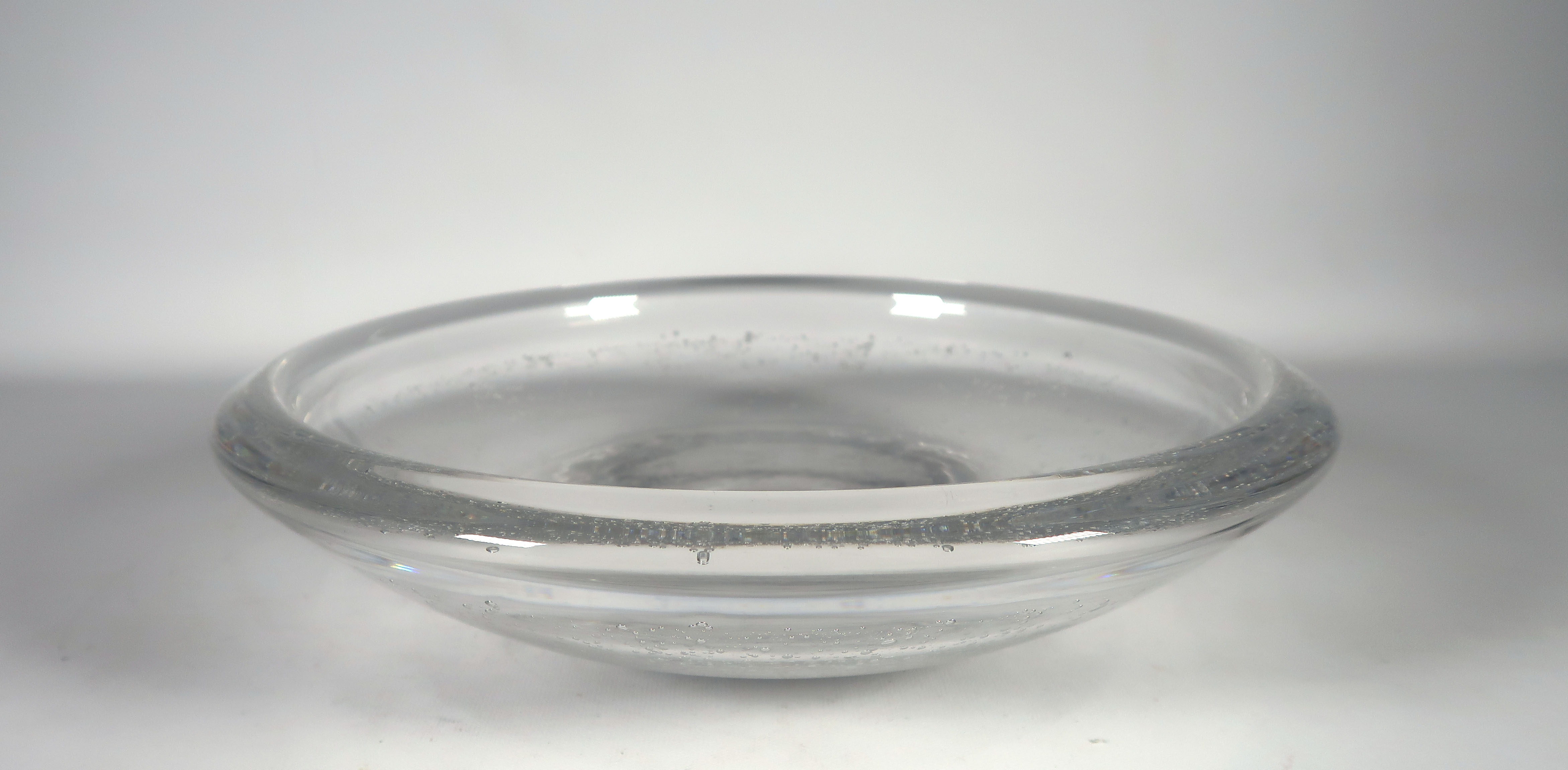 Royal Leerdam - Glas, Schaal met luchtbellen kopen? Bied vanaf 1!