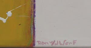 Ron van der Werf - Zeefdruk gelijmd op kunststof op doek, Zonder titel (met ophangsysteem) kopen? Bied vanaf 20!