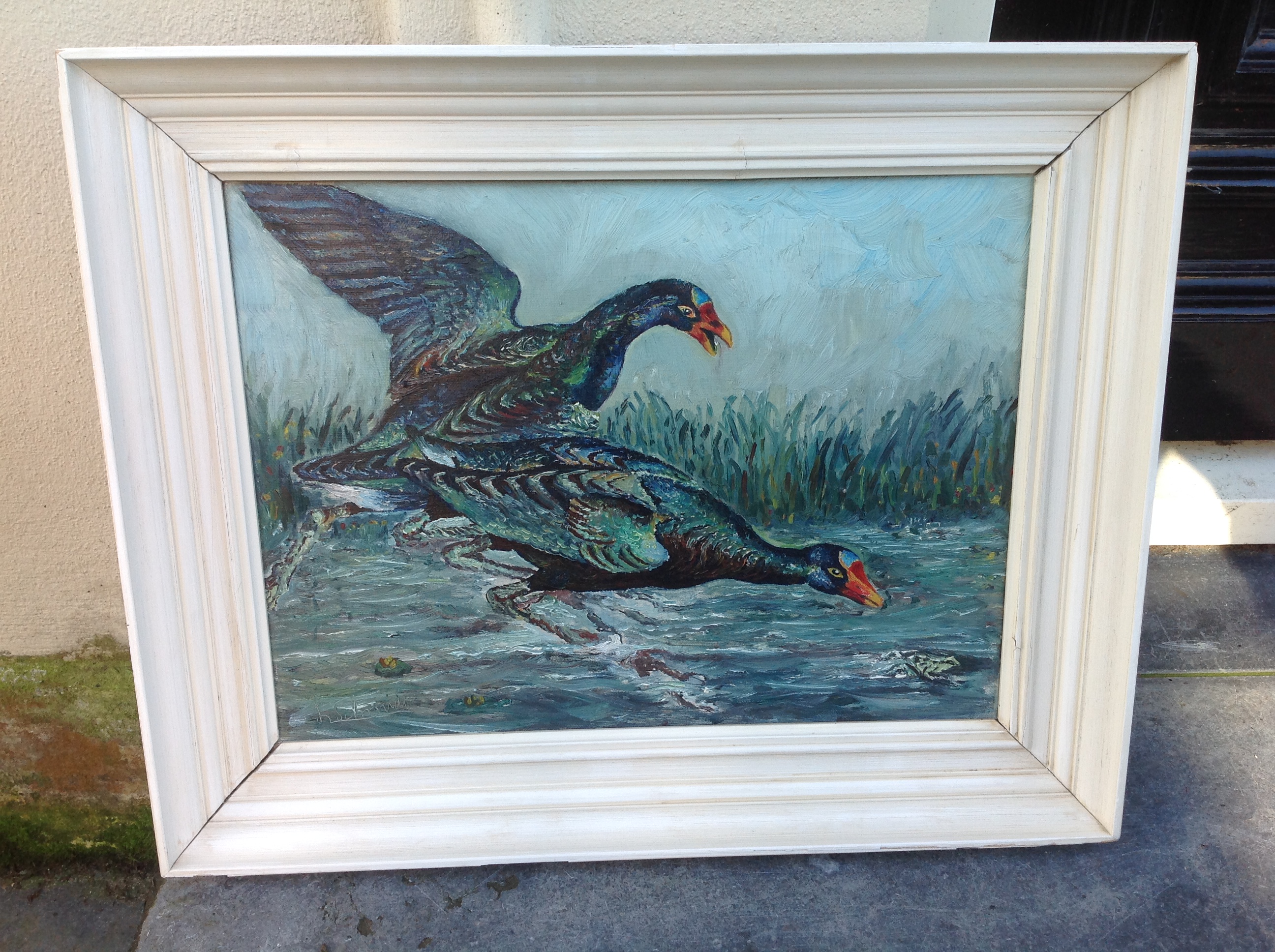 Niet of onleesbaar gesigneerd - Opvliegende eenden kopen? Bied vanaf 1!