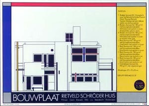 Gerrit Rietveld - Volledige bouwplaten doos van Rietveld Schröder huis kopen? Bied vanaf 45!