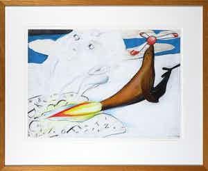 Paul Klemann - Gemengde techniek op papier, Geboorte van Zeus verkocht voor € 200!