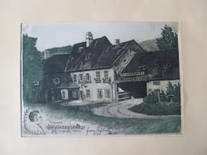 Paul Sollmann - 15 etsen van verschillende Duitse kunstenaars kopen? Bied vanaf 30!