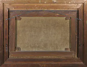 Niet of onleesbaar gesigneerd - Olieverf op doek, Interieur - Ingelijst kopen? Bied vanaf 1!