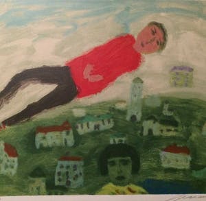 Eugene Brands - "Aan Eugenie" - zeefdruk uit 1995 kopen? Bied vanaf 10!