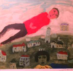 Eugene Brands - "Aan Eugenie" - zeefdruk uit 1995 verkocht voor € 10!