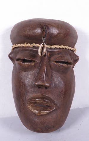 Lele - Masker met haarband en kauri aan het voorhoofd kopen? Bied vanaf 1!