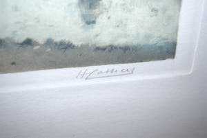 Henry Cassiers - ets/aquatint = waterlandschap met molen = kopen? Bied vanaf 55!