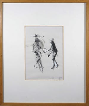 Jef Snauwaert - Gemengde druktechniek, Zonder Titel - Ingelijst kopen? Bied vanaf 60!