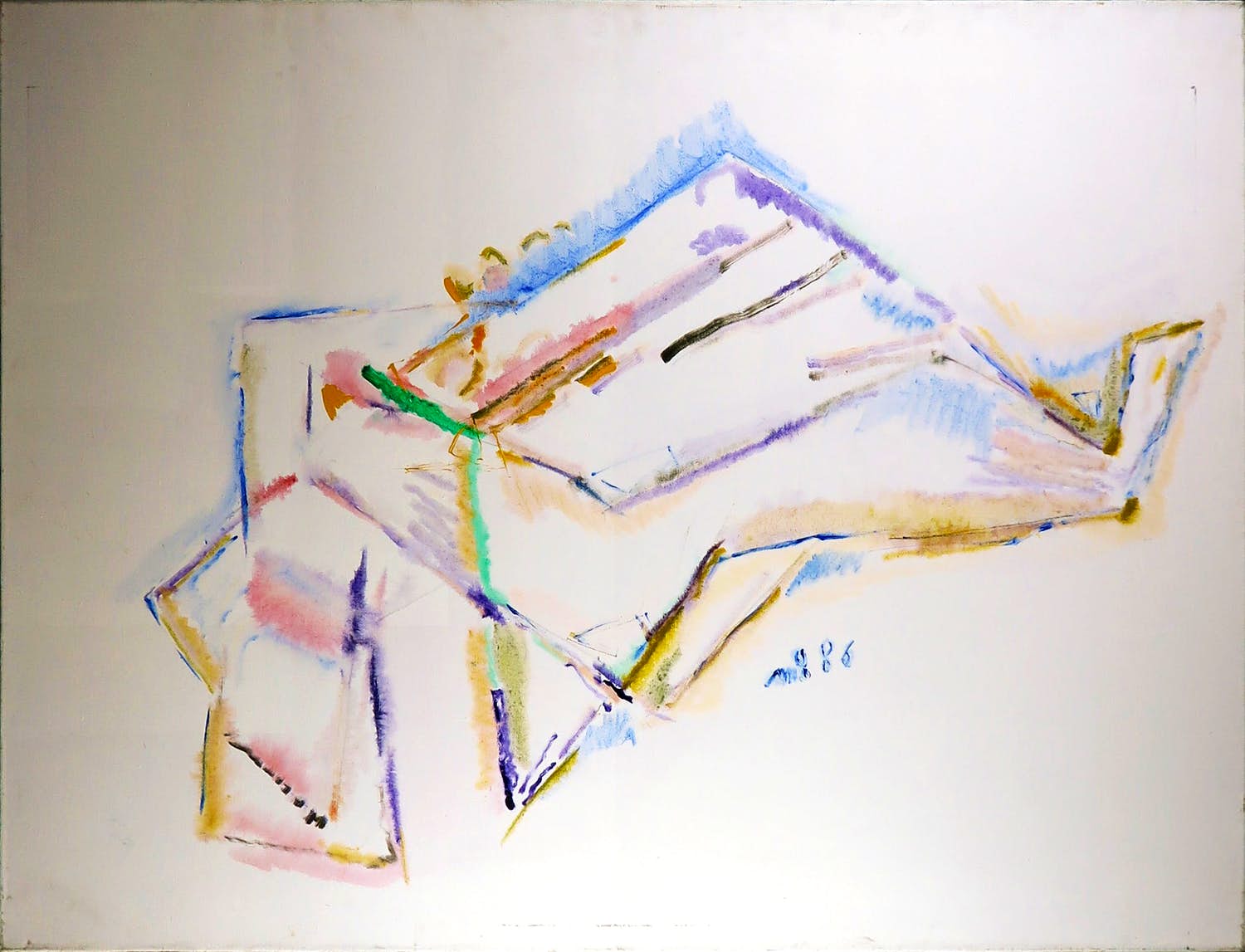 Mark Polee - Acryl op doek, Een soort dier (Groot) kopen? Bied vanaf 1!