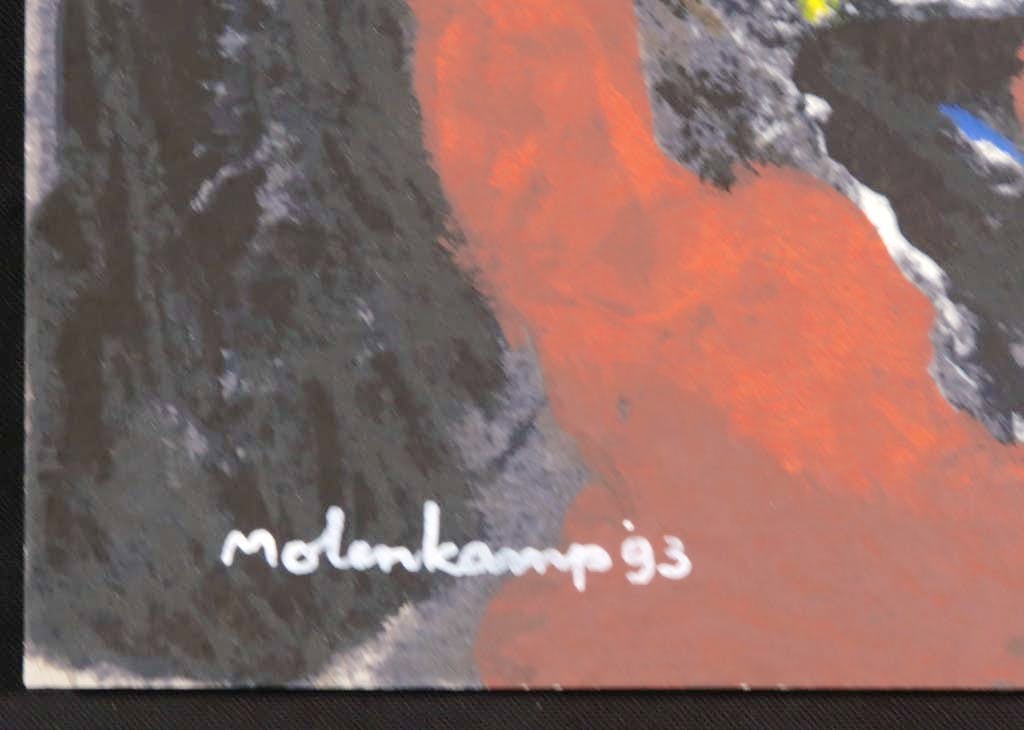 Nico Molenkamp - Zeefdruk, Z.T. Vogel zwart kopen? Bied vanaf 1!