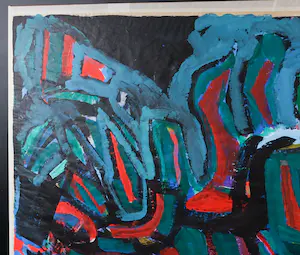 Maarten Verhaak - Acryl op papier, Don't need to be serious (...) kopen? Bied vanaf 1!