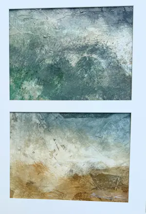Buy Maurice Grothausen - 2 landschappen schilderijen, zonder passe-partout serie D-2014? Bid from 100!