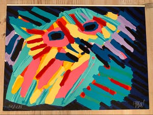 Karel Appel - Big Head Coming down kopen? Bied vanaf 500!