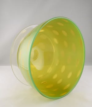 Winnie Teschmacher - Glas, Gevlekte unica kom kopen? Bied vanaf 1!