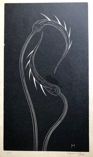 Willem Hussem - Grafiek zonder titel kopen? Bied vanaf 50!