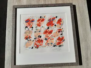 Kees Salentijn - Zeefdruk, People , ingelijst kopen? Bied vanaf 50!