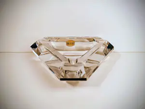 Val-Saint-Lambert - Sieradenschaaltje/asbak van kristal in mid-century stijl. kopen? Bied vanaf 39!