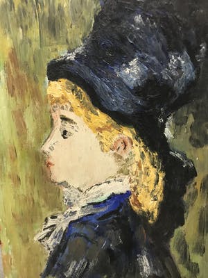 Niet of onleesbaar gesigneerd - Portret Franse edeldame kopen? Bied vanaf 1!
