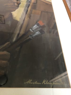 Marten Klompien - Zelfportret met tegenlicht kopen? Bied vanaf 250!