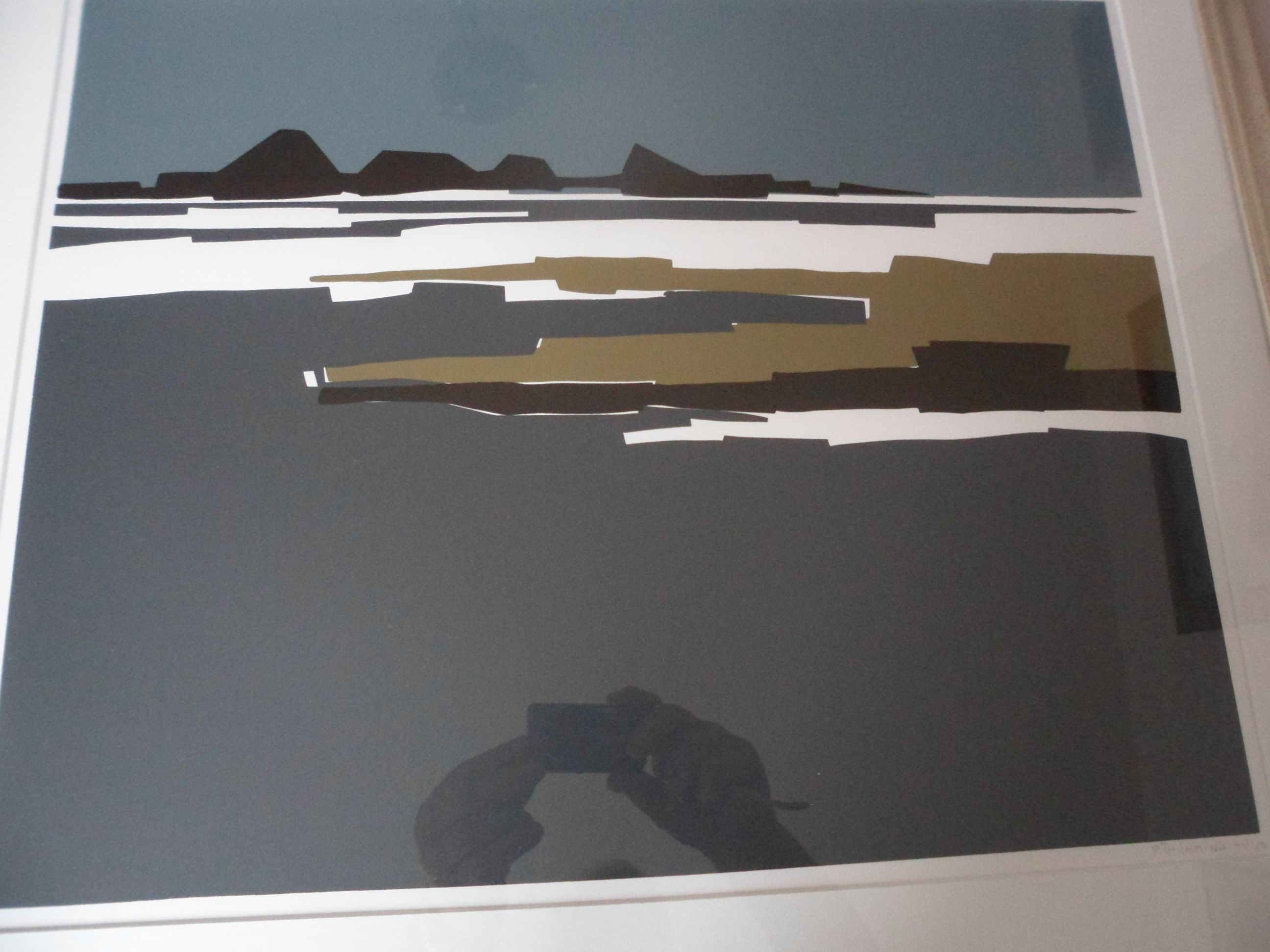 Bob Immink - Zeefdruk. Titel. "Varkensland bij watergang" kopen? Bied vanaf 40!