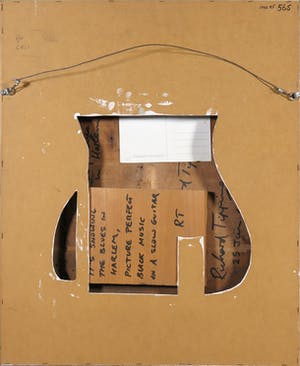 Richard Tipping - Assemblade van hout, lucifers en een camera, It's snowing the blues (...) - Ingelijst kopen? Bied vanaf 50!