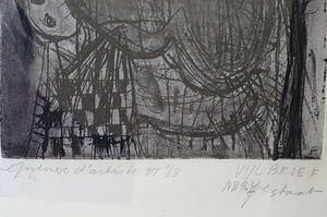 Ernst Vijlbrief - Ets (1963) kopen? Bied vanaf 50!