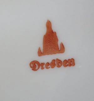 Richard Wehsener - Richard Wehsener Dresden - Drie stuks theeservies Draken decor kopen? Bied vanaf 25!