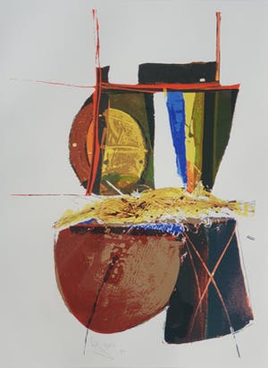 Arty Grimm - Zonder titel - Ingelijst kopen? Bied vanaf 55!