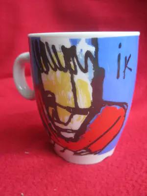 Herman Brood - 4 porseleinen kopjes. kopen? Bied vanaf 25!