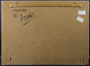 Godfried Lonis - Wandobject van hout met spiegels, Object 69 kopen? Bied vanaf 250!