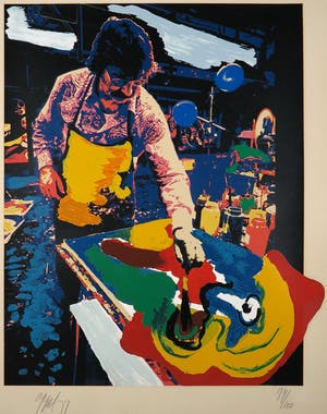 Karel Appel - Zeefdruk, Zonder titel kopen? Bied vanaf 1!