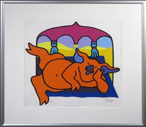 Shunyam - Zeefdruk, Fata morgana - Ingelijst kopen? Bied vanaf 1!