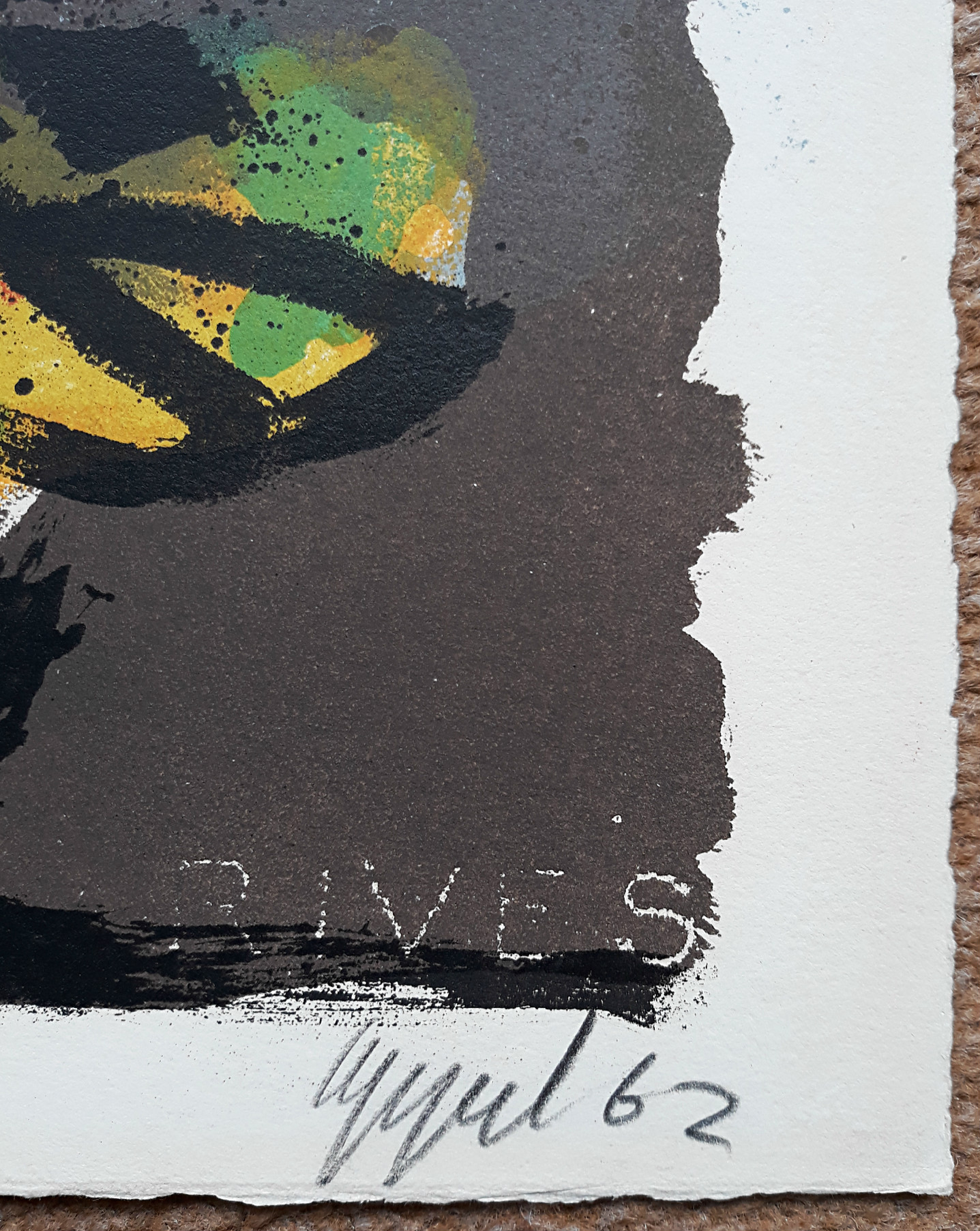 Karel Appel - Au pays noirs, litho kopen? Bied vanaf 1150!