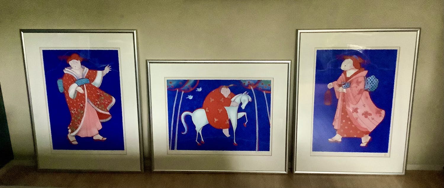 Ada Breedveld - 3 luik Chinese voorstellingen (zie omschrijving) (XXL) kopen? Bied vanaf 375!