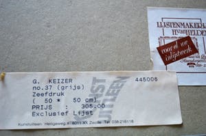 Gijs Keizer - 2 zeefdrukken. ZT kopen? Bied vanaf 60!