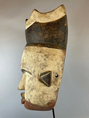 Ogoni - 210846 - Rare Old Tribal used mask from the Ogoni - Nigeria. kopen? Bied vanaf 65!