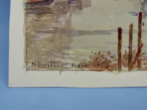 Hendrik Spetter - Het Witte Huis - haven Rotterdam 1947 - uit de boedel van Koningin Juliana kopen? Bied vanaf 100!