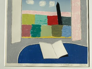 Harrie Gerritz - Ingelijste zeefdruk , Black Totem – 1990 – oplage 30 kopen? Bied vanaf 55!