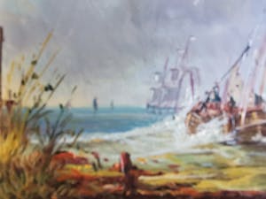 Niet of onleesbaar gesigneerd - Zeilschepen op zee kopen? Bied vanaf 1!