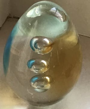 Niet of onleesbaar gesigneerd - Glas object presse papier kopen? Bied vanaf 10!