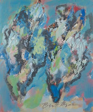 Bert Braam - Acryl op paneel, Zonder titel kopen? Bied vanaf 50!