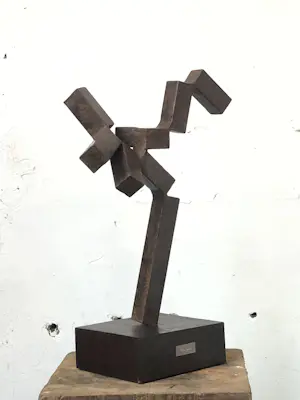 Rien Goené - Abstract Geometrisch Plastiek kopen? Bied vanaf 850!