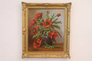 Maurits de Groot - Bloemstilleven - olieverf op doek kopen? Bied vanaf 1000!