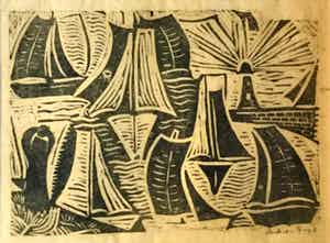 Hinricus Bicker Riepe - C3687-1 - In de haven verkocht voor € 40!