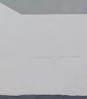 AcheterDick Cassee - Uitgeknipt landschap - gesigneerde metaaldruk - prent 190? Enchérissez de 50!